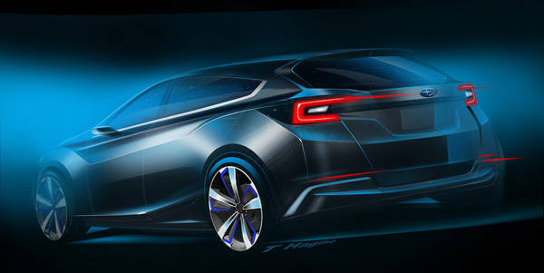 スバル 東京モーターショーIMPREZA　CONCEPT（リヤ）