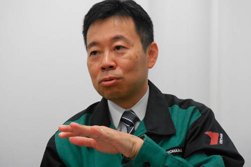 タイヤ第一設計部・設計2グループの橋本佳昌リーダー