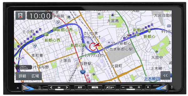 200mmワイド7.7インチ カーナビ「MAX775W」