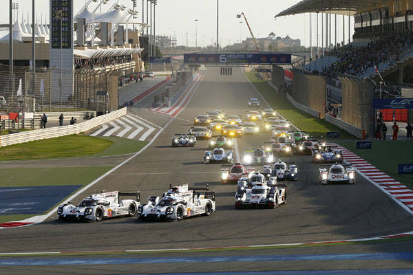 WEC 2015 バーレーン6時間レース　スタート