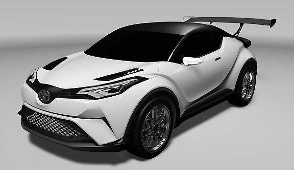 C-HR ConceptをベースにしたトヨタC-HR Racingのイメージ図