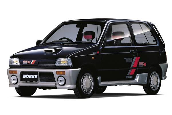 初代アルトワークス。そのインパクトは強烈で、最強軽自動車の名を欲しいままにした