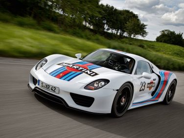 ポルシェ918 テスト走行 画像