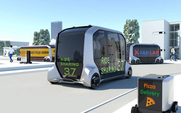 トヨタ　CES2018　モビリティサービス（MaaS）専用次世代電気自動車（EV）“e-Palette Concept”