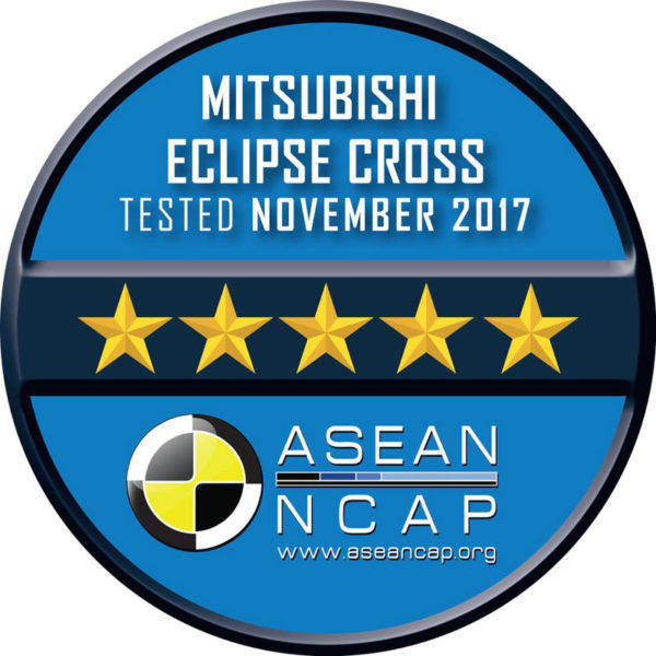 三菱 エクリプスクロス ASEAN NCAPで5スターを獲得 エンブレム