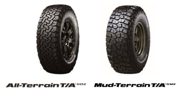 BFグッドリッチ All-Terrian T／A KO2、Mud-Terrian T／A KM2