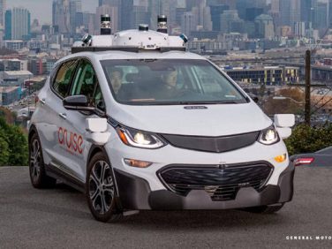 GM 完全自動運転車レベル5の「クルーズAV」公道走行許可をアメリカ運輸省に申請