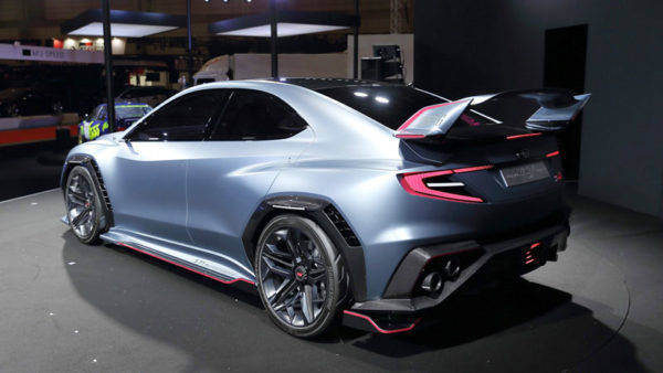 スバル　VIZIVパフォーマンスSTIコンセプト　東京オートサロン2018　リヤスタイル