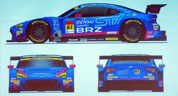 スバル　BRZ GT300　2018年モデルカラーリング