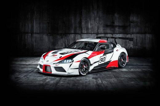 ジュネーブモーターショー　トヨタ　GR Supra Racing Concept　フロントイメージ