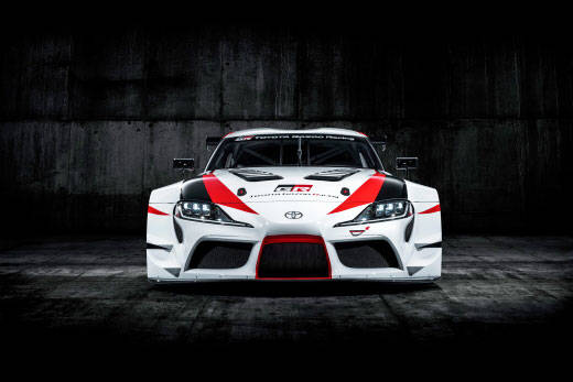 ジュネーブモーターショー　トヨタ　GR Supra Racing Concept　フロントイメージ