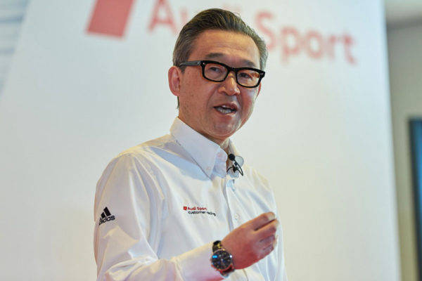 アウディ・ジャパン　2018モータースポーツ活動　斎藤徹社長