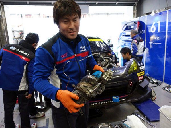 スバル　スーパーGT　GT300　BRZ　富士スピードウェイ　公式テスト　ターボチャージャー