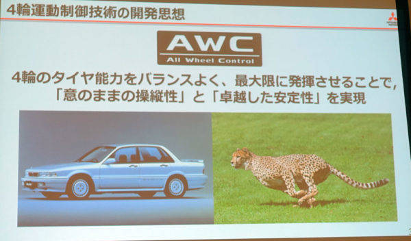 三菱　エクリプスクロス　試乗　AWCの基本概念