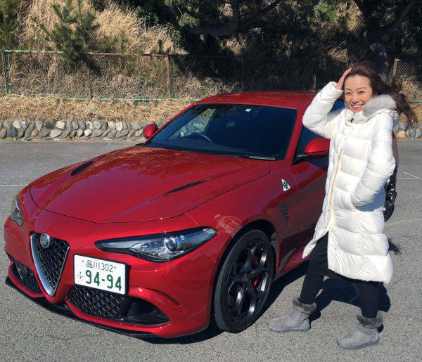 DJ藤本えみりの有頂天レポート☆ワクワクさせて？ vol.42　アルファロメオ　ジュリア　クアドリフォリオ