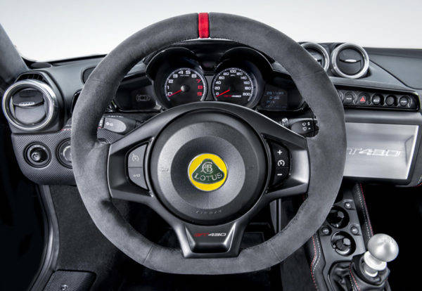 ロータス　エヴォーラGT430　ステアリング　メーター