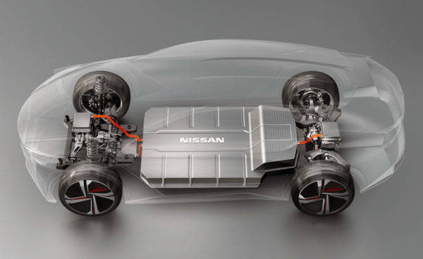 日産　新中期経営戦略「M.O.V.E.to 2022」　iMx KUROの電動ユニット