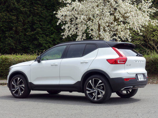 ボルボXC40　試乗　リヤスタイル