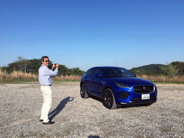 クルマと過ごす日々 vol.24　ジャガー　E-PACE　撮影風景
