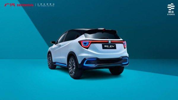 ホンダ　北京モーターショー2018　理念 EV CONCEPT　リヤスタイル