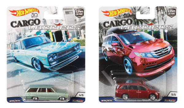 マテル　HW カーカルチャー カーゴ・キャリア―ズ　C10スカイラインワゴン　オデッセイ