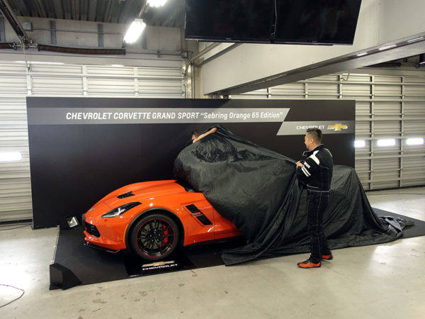 CHEVROLET FAN EVENT2018（シボレー ファン イベント2018）　シボレーコルベット グランスポーツ"Sebring Orange 65 Edition"