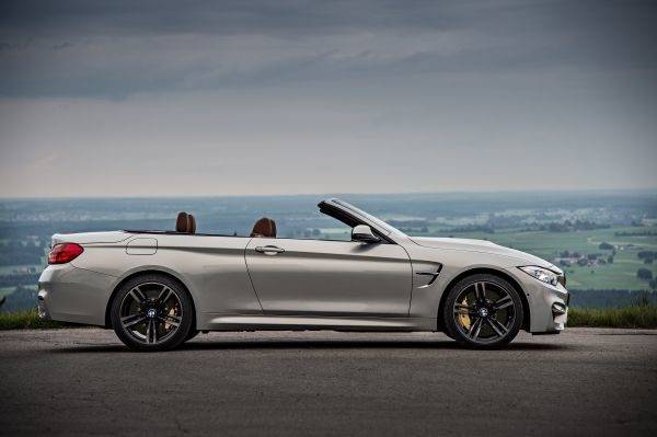 BMW　M4カブリオレ　サイドビュー