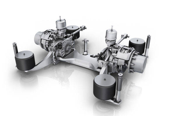 ZF　商用車・バスをシンプルにゼロエミッション化する技術ソリューションを発表　AVE130電動アクスル