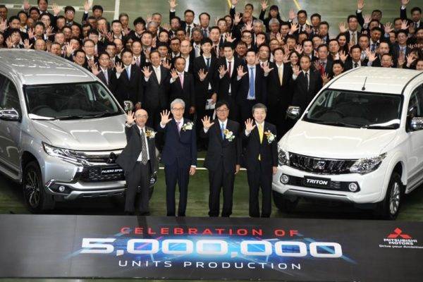 三菱　ミツビシ・モーターズ・タイランド（MMTh）　タイ累計生産500万台達成