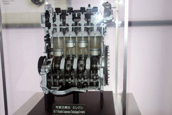 人とくるまのテクノロジー展2018横浜 日産 VCエンジン 可変圧縮比エンジン