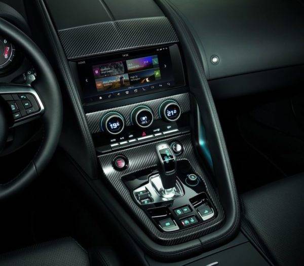 ジャガー　Fタイプ　2019年モデル　センターコンソール　InControl Touch Pro