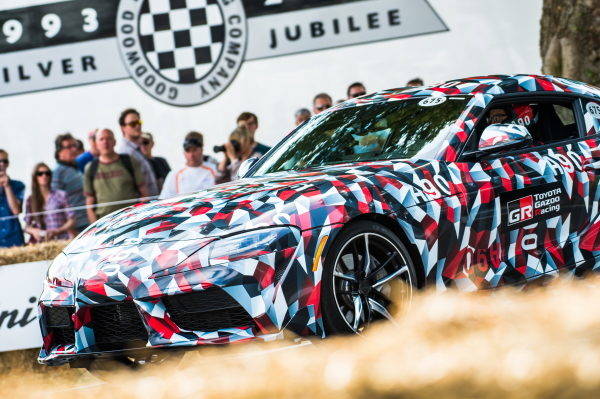 トヨタ スープラ 試作車　走行 グッドウッド・フェスティバル・オブ・スピード2018