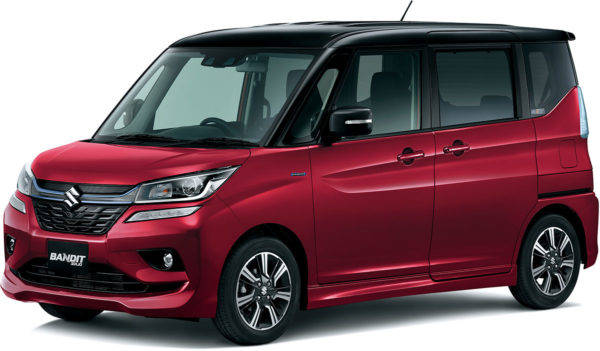 ソリオ バンディット ハイブリッド HYBRID SV クラレットレッドメタリック ブラック2トーンルーフ