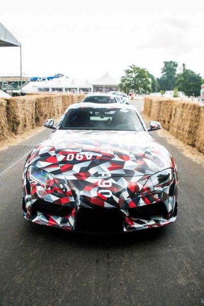トヨタ スープラ 試作車　走行 グッドウッド・フェスティバル・オブ・スピード2018