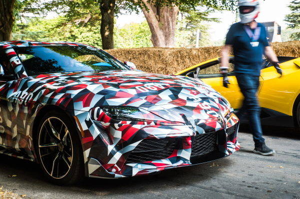 トヨタ スープラ 試作車　走行 グッドウッド・フェスティバル・オブ・スピード2018