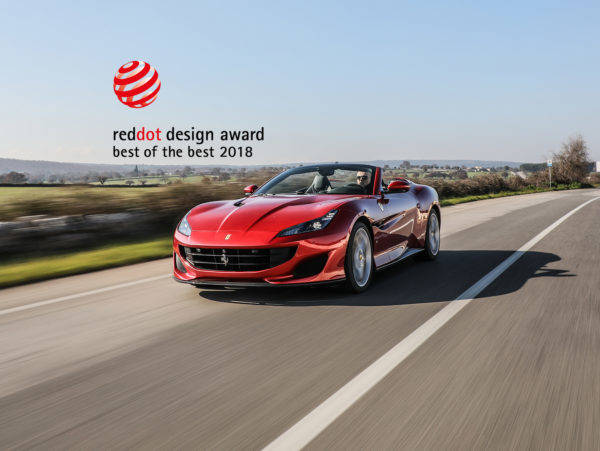 Ferrari Portofino red dot design award best 2018 レッド・ドット:ベスト・オブ・ザ・ベスト