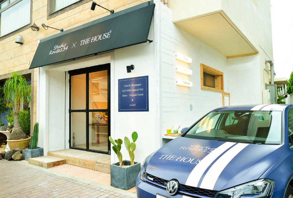 フォルクスワーゲン 神奈川県葉山町 e-HAYAMACATION e-Golf 無料貸出プログラム コラボカフェ