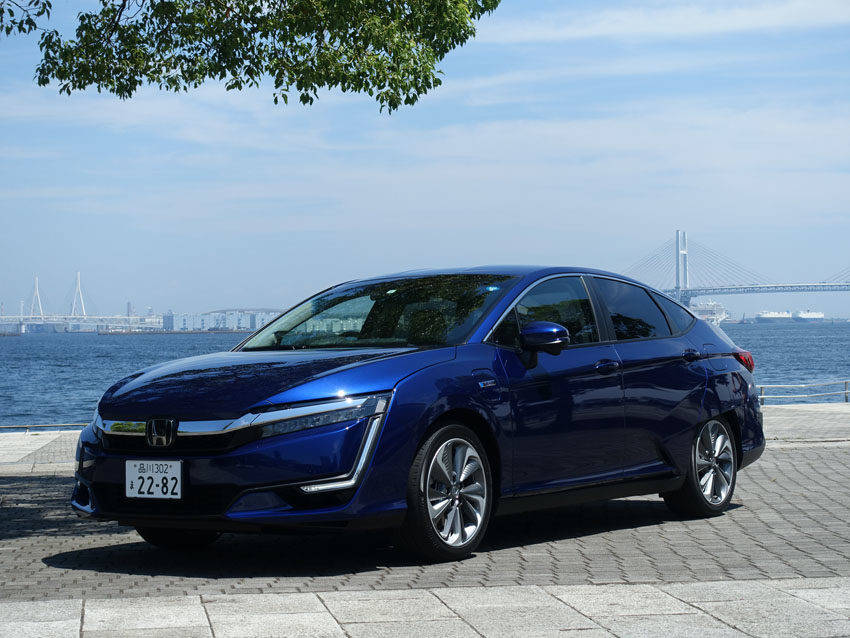 ホンダ・クラリティPHEV　試乗　フロントスタイル