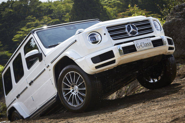 新型 メルセデス・ベンツ Gクラス 試乗記 走行中 悪路
