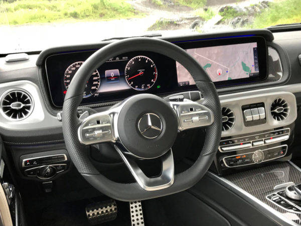 新型 メルセデス・ベンツ Gクラス 試乗記 運転席