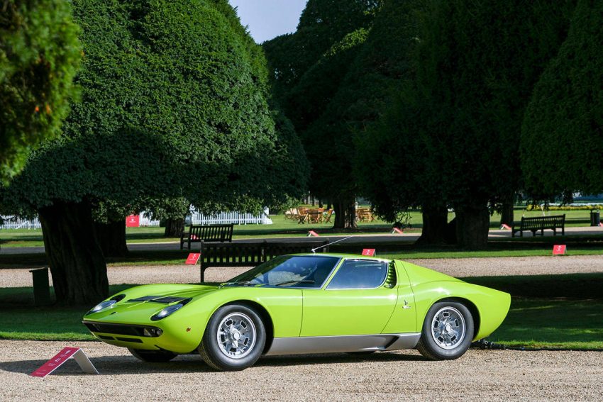 ランボルギーニ ミウラS レストア シャシーナンバー4845 コンクール・オブ・エレガンス ベスト70sカー受賞