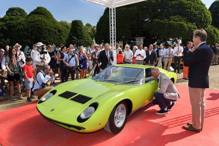 ランボルギーニ ミウラS レストア シャシーナンバー4845 コンクール・オブ・エレガンス ベスト70sカー受賞