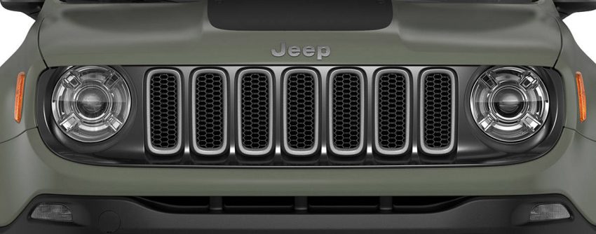 ジープ レネゲード 限定車 マットグリーン フロント