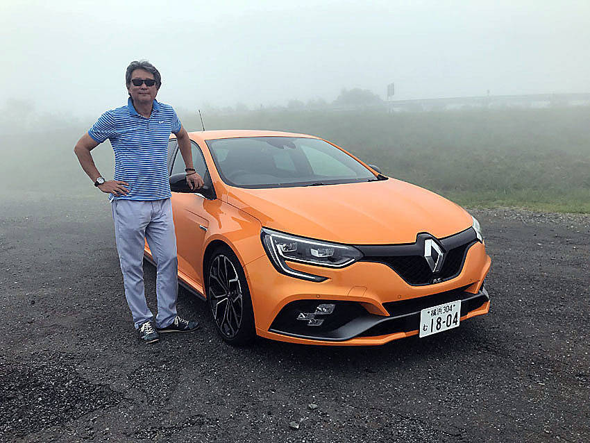 ルノー　メガーヌR.S. ルノースポール　試乗　セルフィー　高橋明