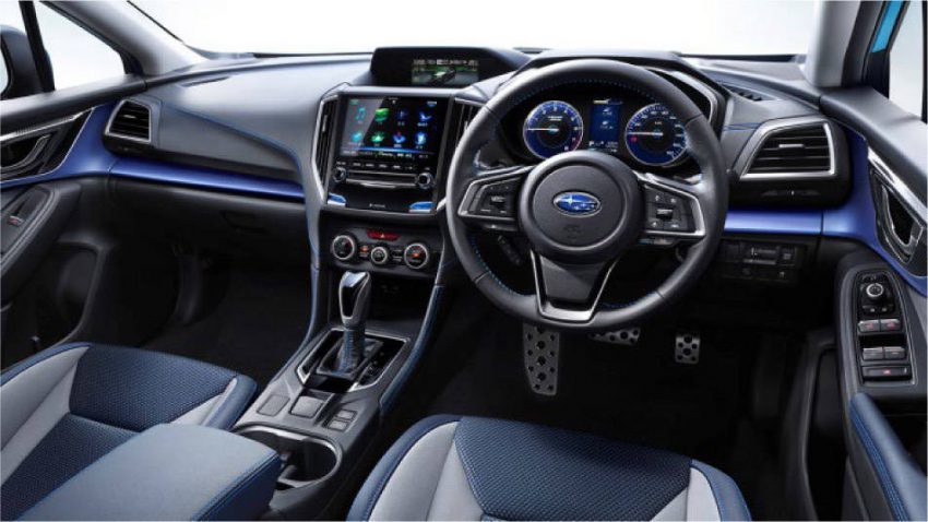 SUBARU XV 「Advance」ブルー内装