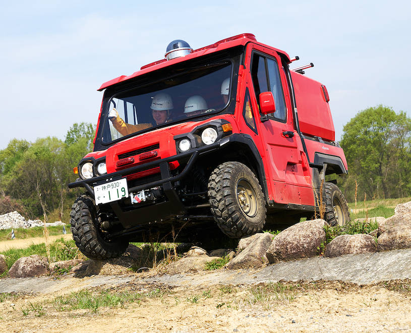 小型オフロード消防車 Red Ladybug