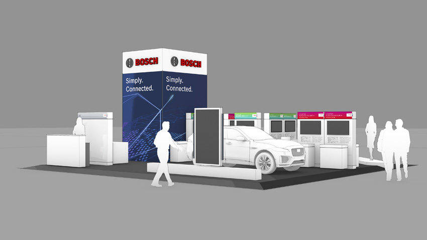 ボッシュ CEATEC JAPAN 2018 出展ブース イメージ