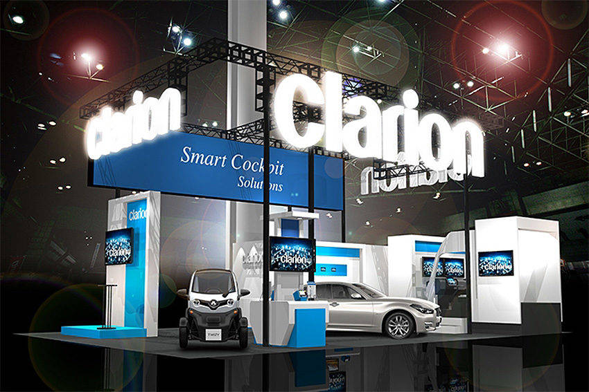 クラリオン CEATEC JAPAN 2018 出展ブース イメージ