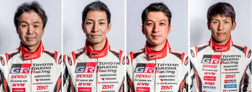 左から土屋武士、蒲生尚弥、松井孝允、中山雄一選手