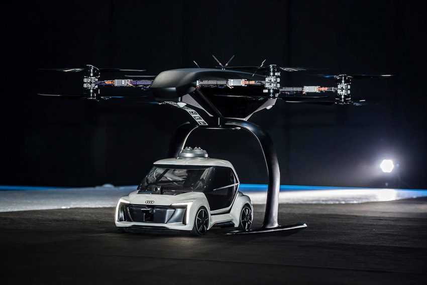 アウディ エアバス イタルデザイン 空飛ぶ自動車 プロトタイプ